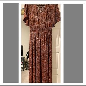 shein long maxi style dress small